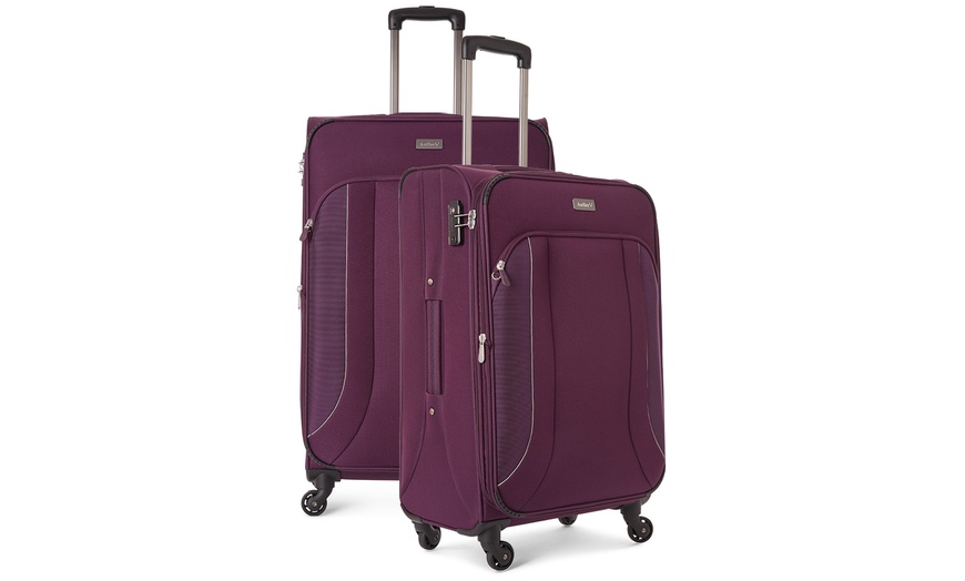 Image 20: Antler Three-Piece Suitcase Set