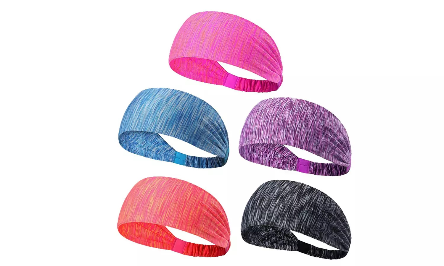 Moisture Wicking Headband For Women Men Sweatband Sports Fitness Yoga Running