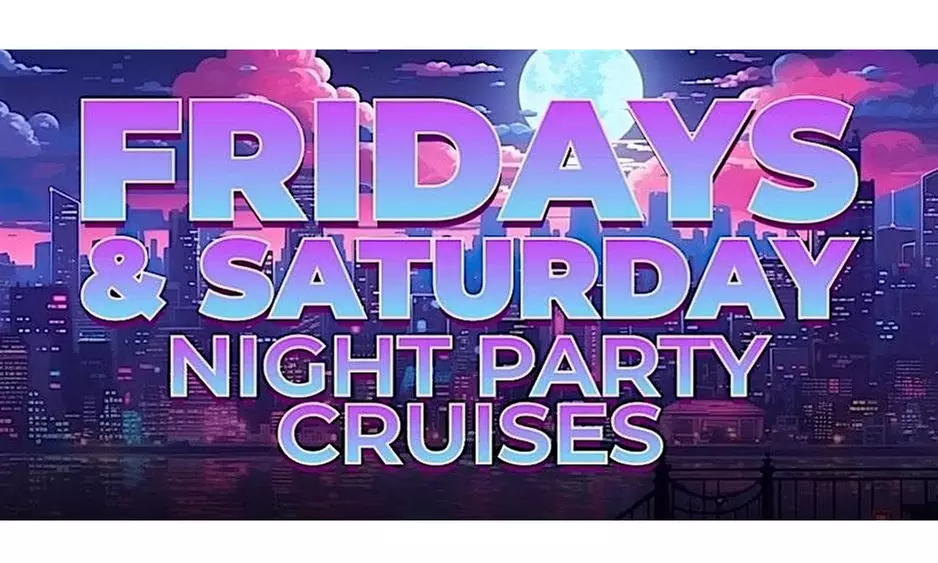 Dance the Night Away with Hiphop & RnB Yacht's Weekend Party Fun on NYC's Late Night Cruise Up to  78% Off 