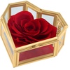 Image 14: Cofanetto a forma di cuore con rosa eterna