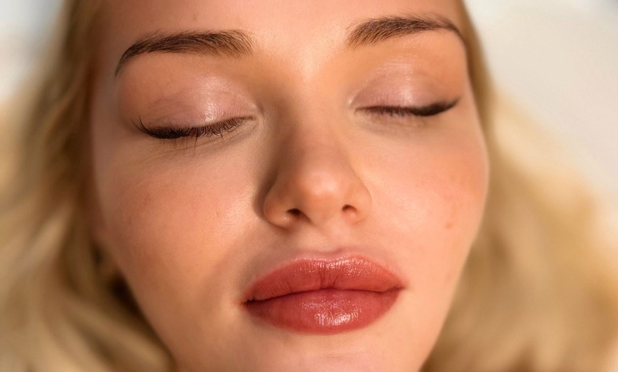 Image 1: Natural Ombré Brows or Lip Blush SPMU Treatment with Optional Touch Up