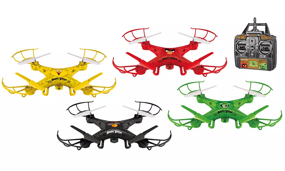 Angry Birds Squak-Copter 4.5-Channel Gyro Camera Drone with 2.4GHz Radio Control - Primary Image