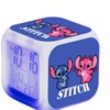 Image 7: Stitch-Inspired RGB Alarm Clock 