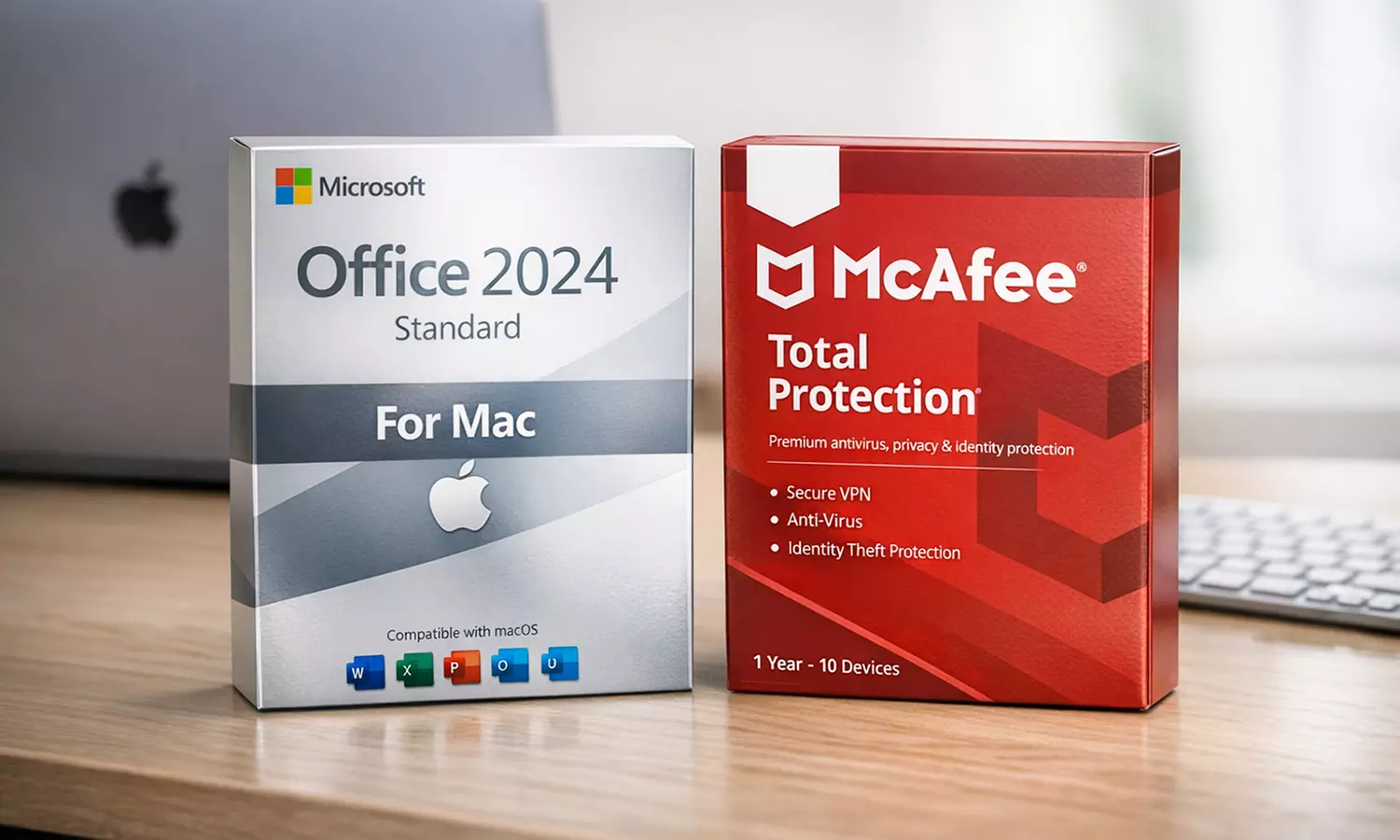 Microsoft Office 2024 and McAfee Total Protection Bundle