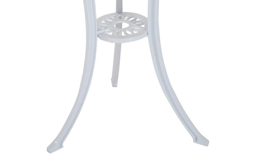 Image 4: Outsunny 3 Piece Garden Bistro Set