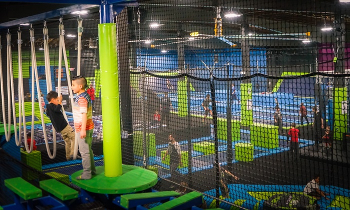 Jump Passes or Birthday Party - Fly High Trampoline Park - Ogden | Groupon