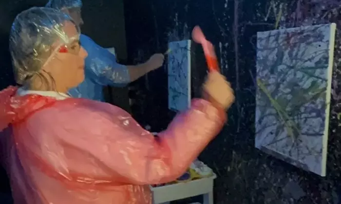 Up to 33% Off Splatter Paint Experience at The Paint Box