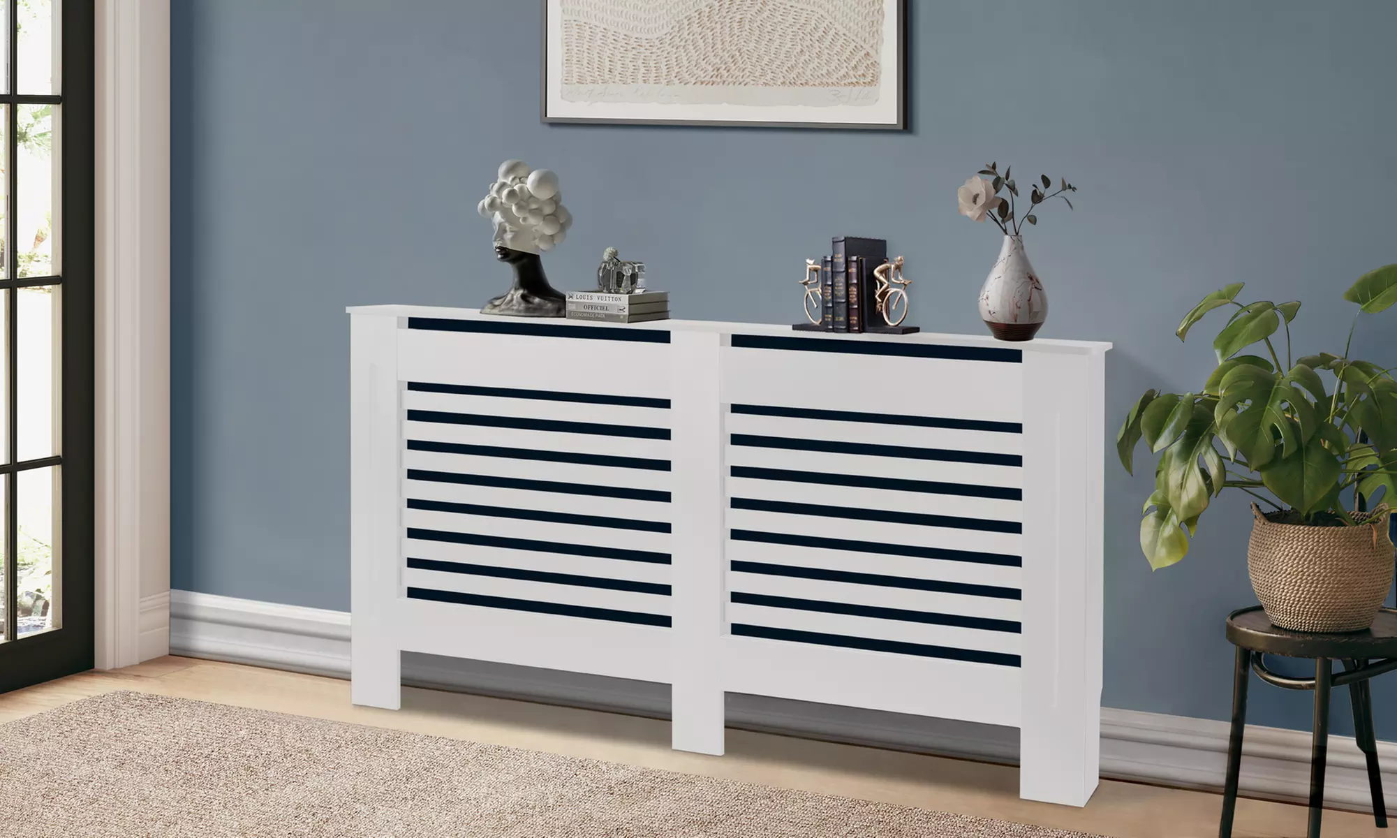 Contemporary Wooden Radiator Cover - Child and Pet Safe