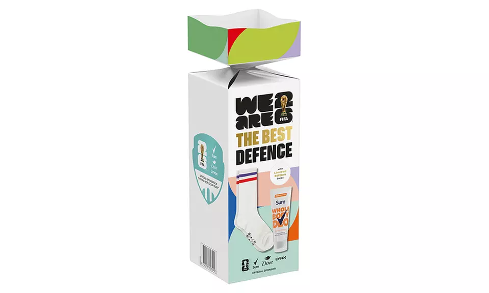 The Best Defence FiFA Gift Mens Whole Body Deodorant & Socks Gift Set