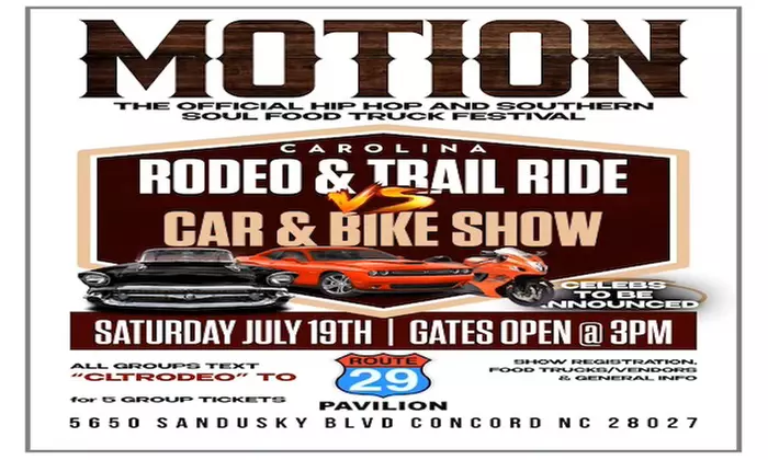 MOTION: Hip Hop Rodeo, Car & Bike Show, Festival -Up to 40% Off