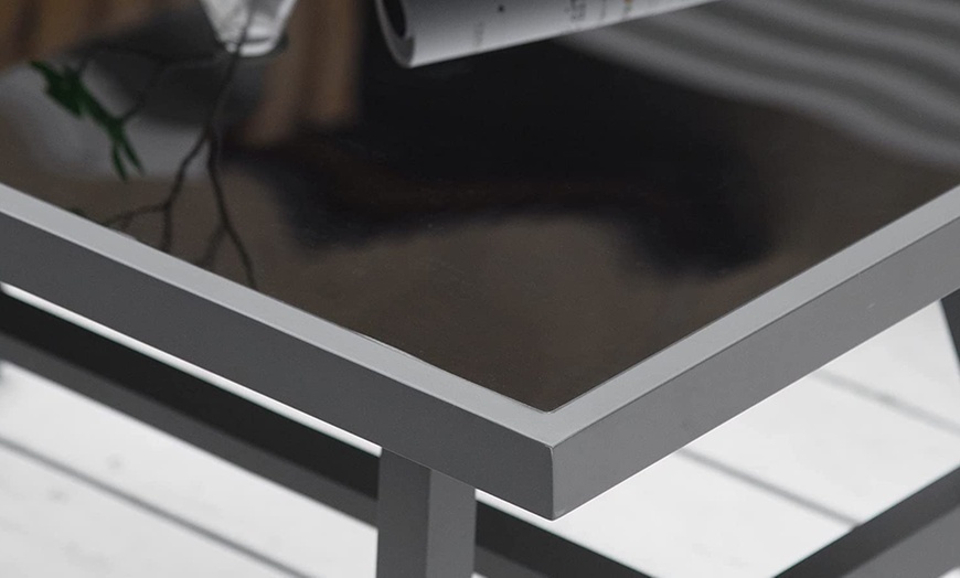 Image 5: Outsunny Eight seater L-shaped Garden Furniture Set