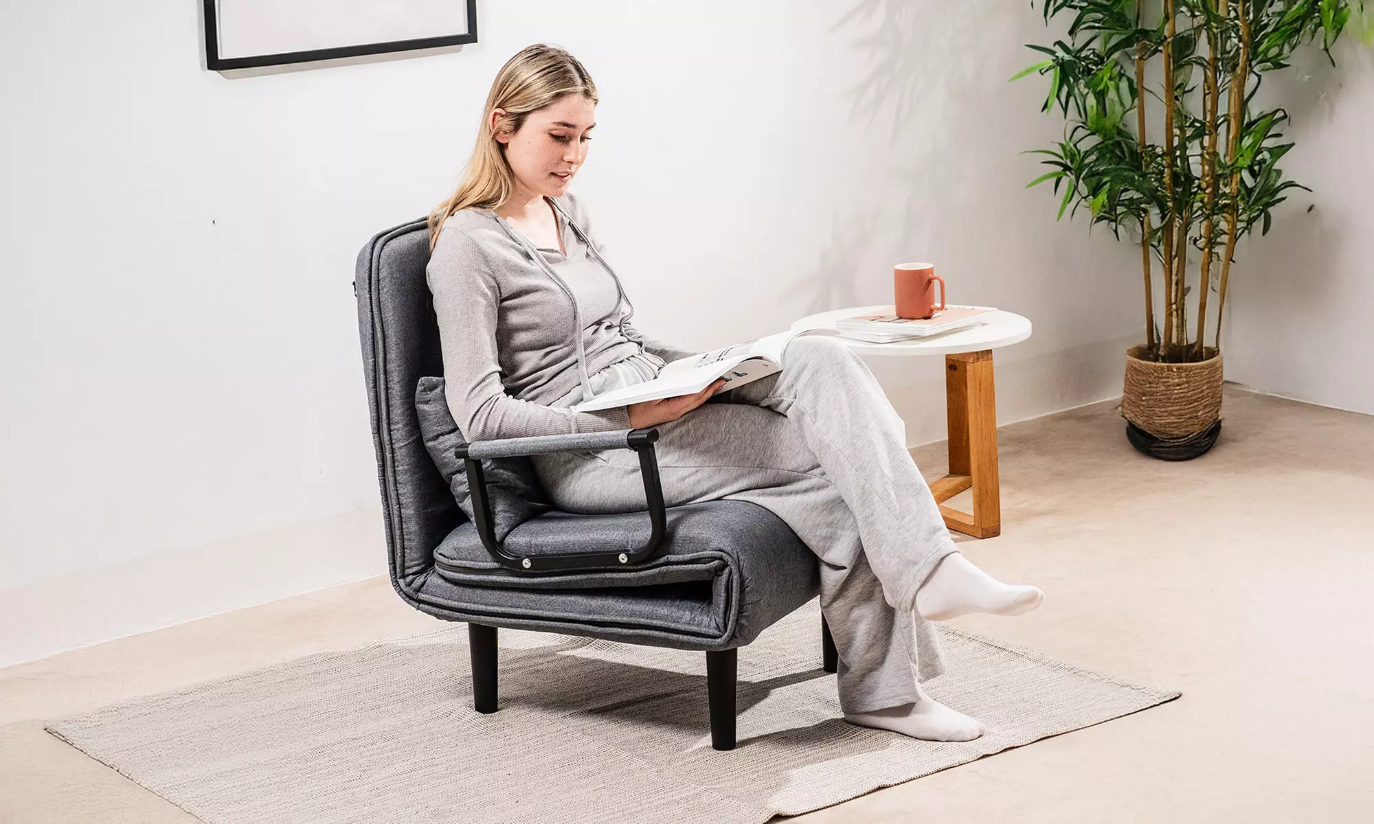 Canapé-lit convertible multifonction avec système clic-clac, par InnovaGoods, avec livraison gratuite