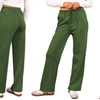 Image 17: Plain and Seam Front Wide Leg Trousers
