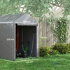 Image 14: Outsunny Portable Garden and Bike Storage Shed