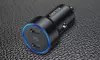 USB C Car Charger,2-Port All Metal Fast Car Charger for iPhone ,Samsung phones
