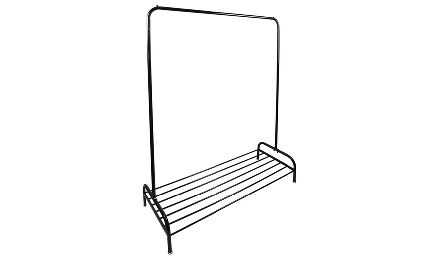 Image 11: Metal Clothes Rail