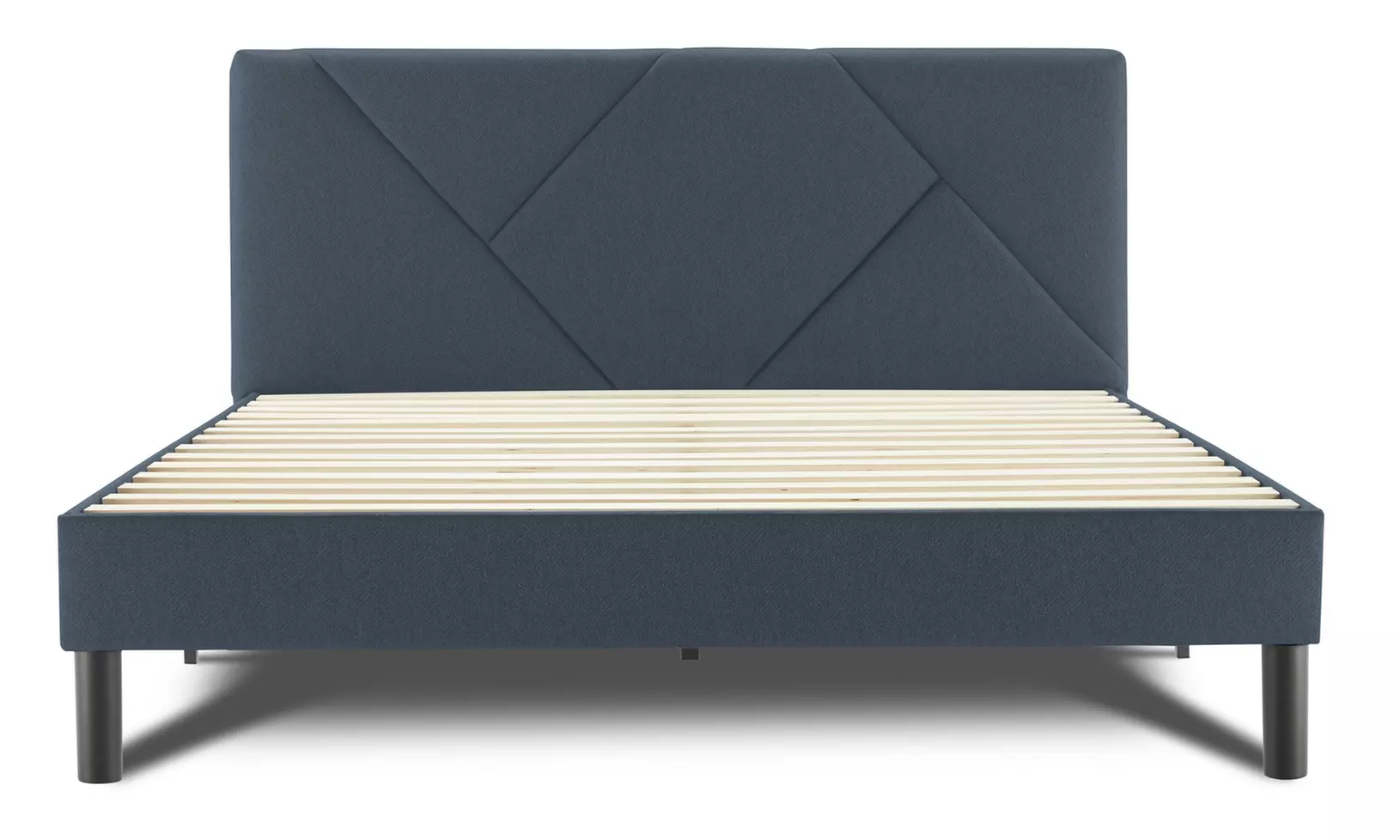 Lit design rembourré "Ric" avec rangement intelligent