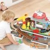 Image 2: AIYAPLAY Wooden Train Set, Mine-Themed or with Crane