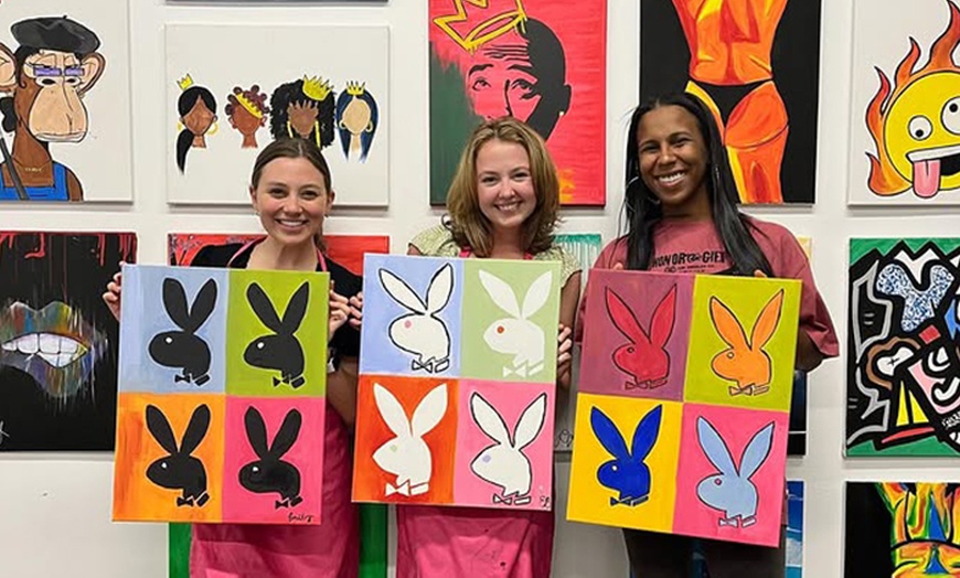 Image 2: Paint & Sip Experiences at LA's Celebrity Creative Hub