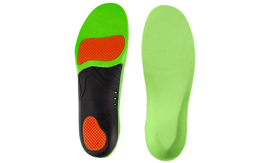 Image 4: High Arch Heel Support Plantar Flat Feet Orthotic Insoles Inserts Pad