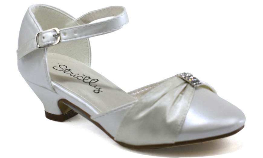 Image 7: Girls' Ivory Occasion Shoes