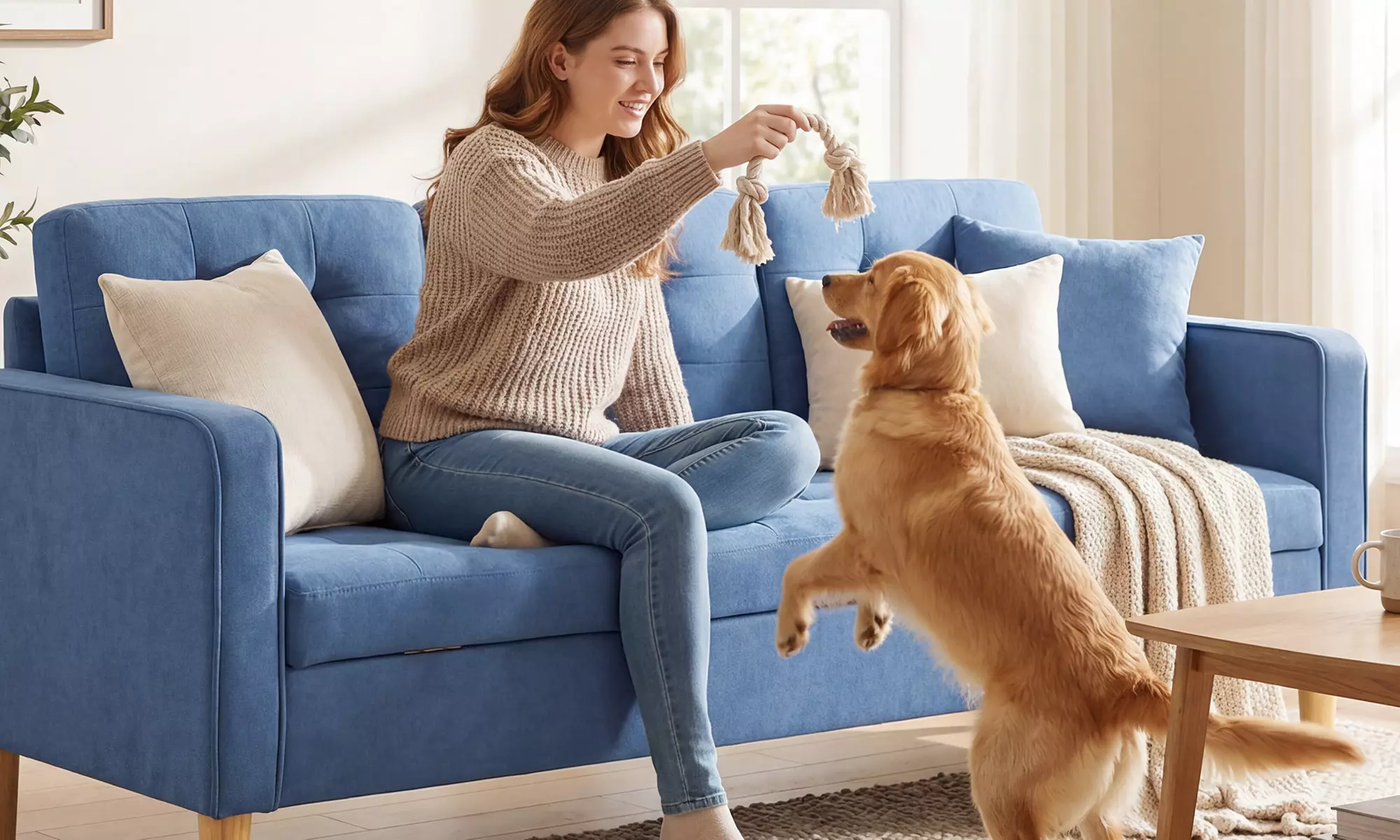 Homcom Three Seater Storage Sofa