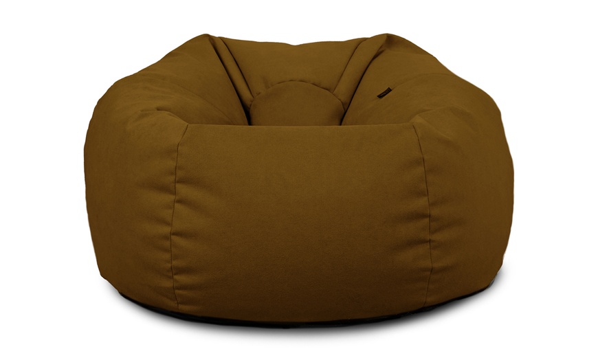 Image 3: Rucomfy Large Machine Washable Adults Beanbags with Filling