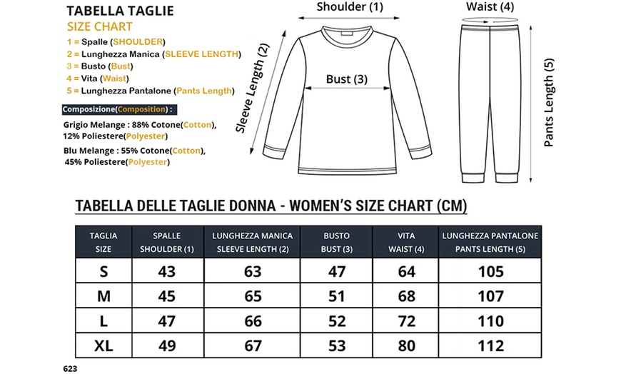 Image 2: Pyjama Coconuda, De Fonseca ou Nottingham en coton interlock