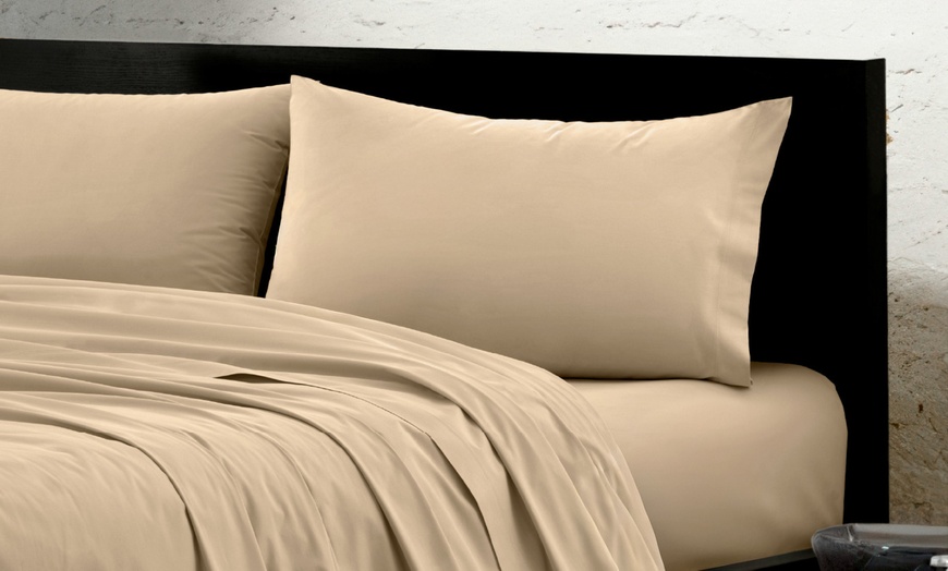 Image 23: Completo letto matrimoniale in 100% cotone percalle