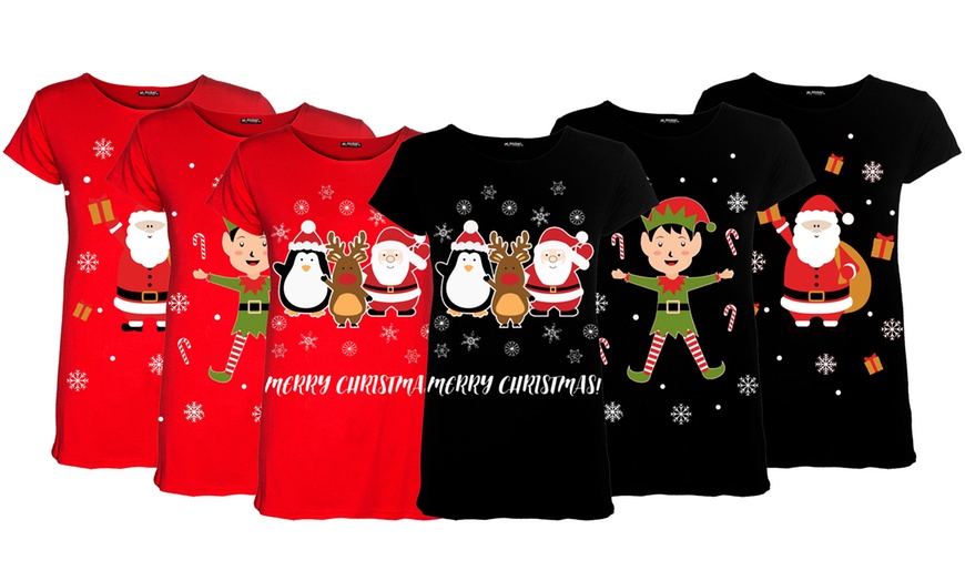 Image 1: T-shirt thème Noël