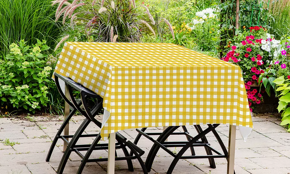 Tischdecke aus gewachstem PVC