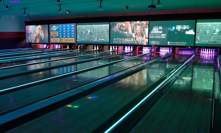 Image 3: 1 or 2-Hour Lane & Shoe Rental for Up To 5 People at Forest View Lanes
