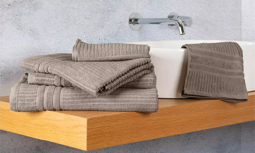 5er-Set Baumwoll-Handtücher