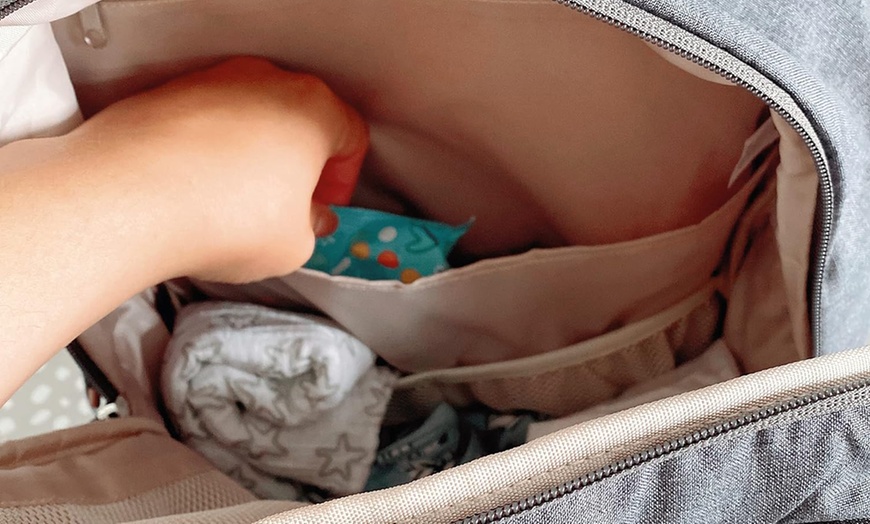 Image 3: Nuby Baby Changing Backpack