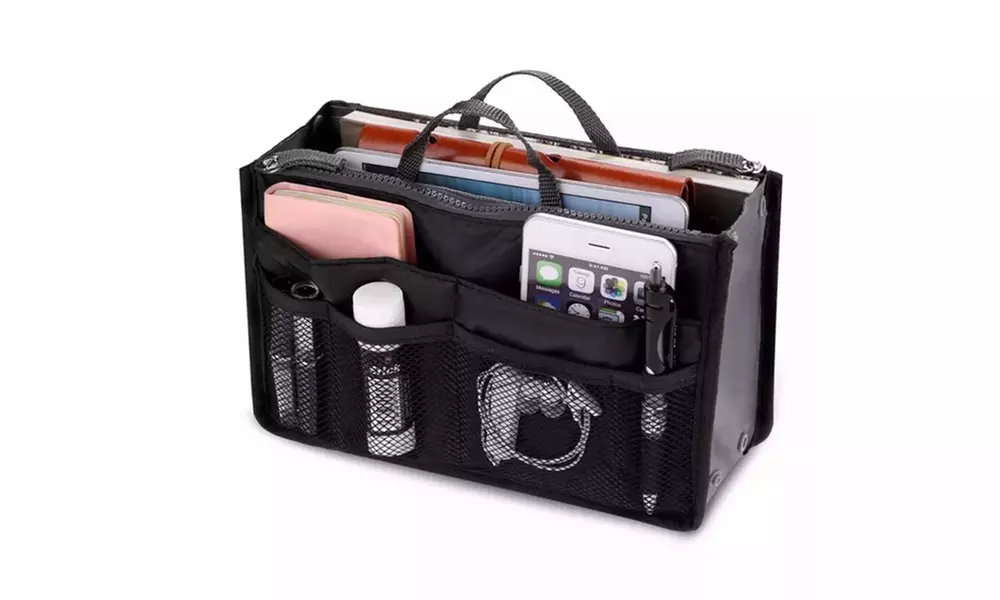 1 o 2 borse organizer da viaggio per cosmetici