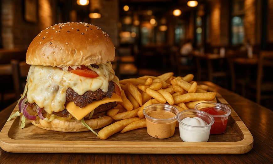 Image 1: Burger inkl. Pommes für 1 - 4 Personen
