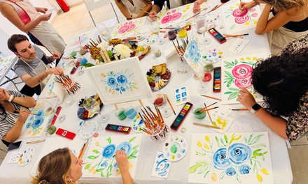 Taller de acuarelas con vino ilimitado para 2 personas - Watercolour And Wine