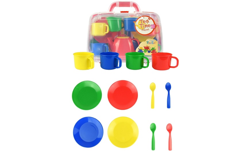 Image 8: Kids' Tea Party Play Set