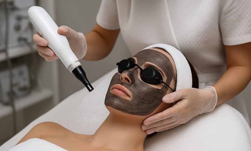 Image 1: Glow Starts Here: 60-Min Deep-Cleansing Carbon Facial to Balance Skin 