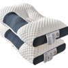 Image 2: One or Two Cotton Neck Pillows, Ergonomic Support for Sleep