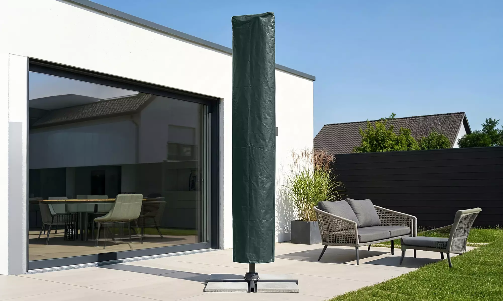 Housse de protection pour barbecue, mobilier de jardin ou parasol