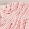 Image 2: Faux Rabbit Fur Waffle Throw - Super Soft, Luxury Blanket