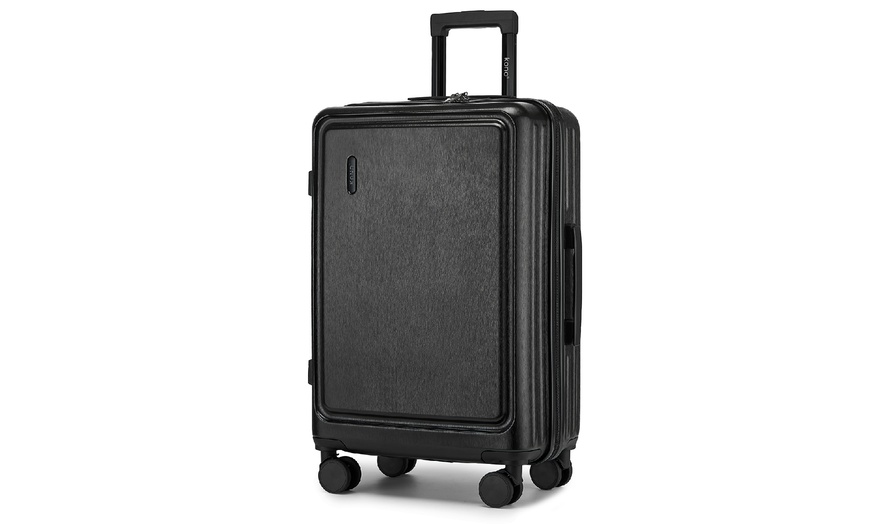 Image 7: KONO Hardshell Luggage Set with TSA Lock and 360° Spinner Wheels