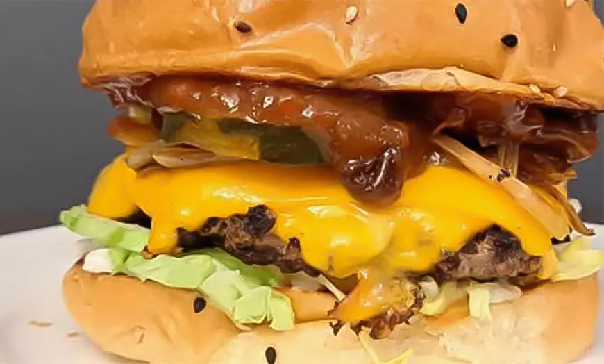 Image 2: Choice of Up to Any 4 Burgers, Fries, Drinks for 1, 2, 3, or 4 People