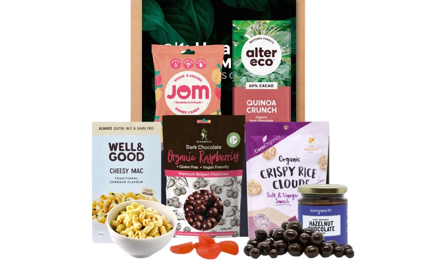 Image 4: Vegan Whiskey, Moet Champagne Vegan, Organic Nibbles Hamper & More