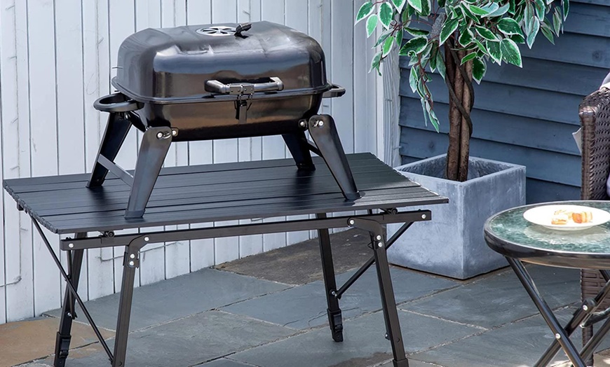 Image 2: Outsunny Tabletop BBQ Grill