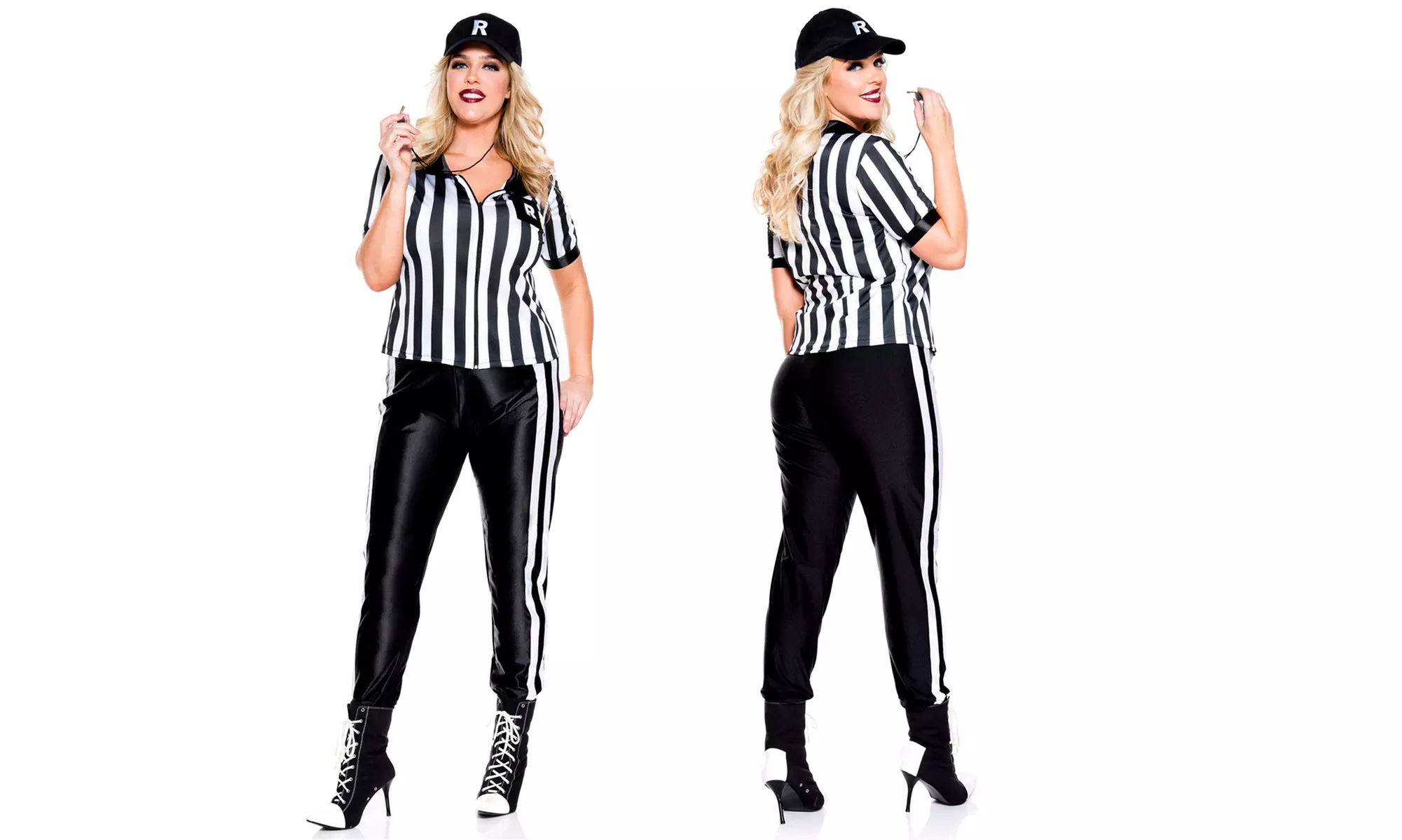 Music Legs Women's Plus Size Sexy Uniform Costumes. Multiple Styles Available. - Second Medium