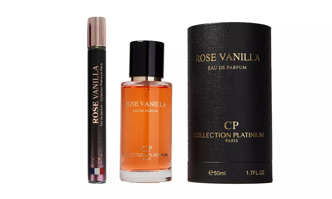 Eau de parfum "Rose Vanille" de Platinum Collection