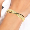 Image 15: Pulsera con cristales brillantes en dorado o plateado de SC Crystal