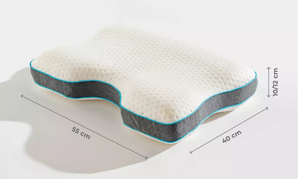 Cojín con diseño ergonómico antirronquidos